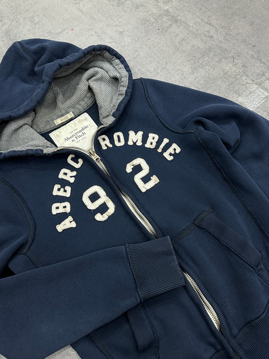 아베크롬비 네이비 후드집업 상품이미지2