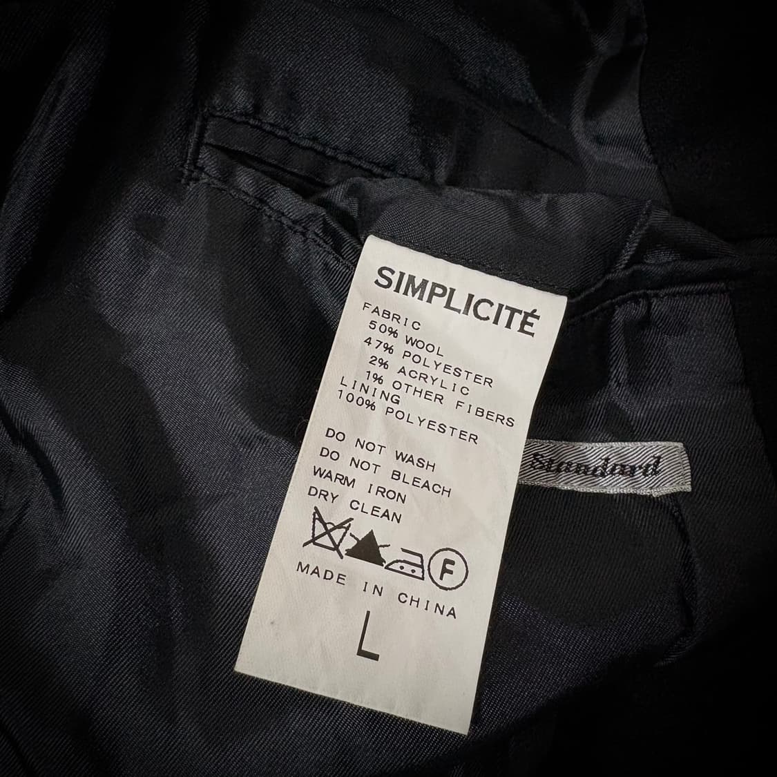 Journal Standard SIMPLICITÉ Wool Blazer 상품이미지4