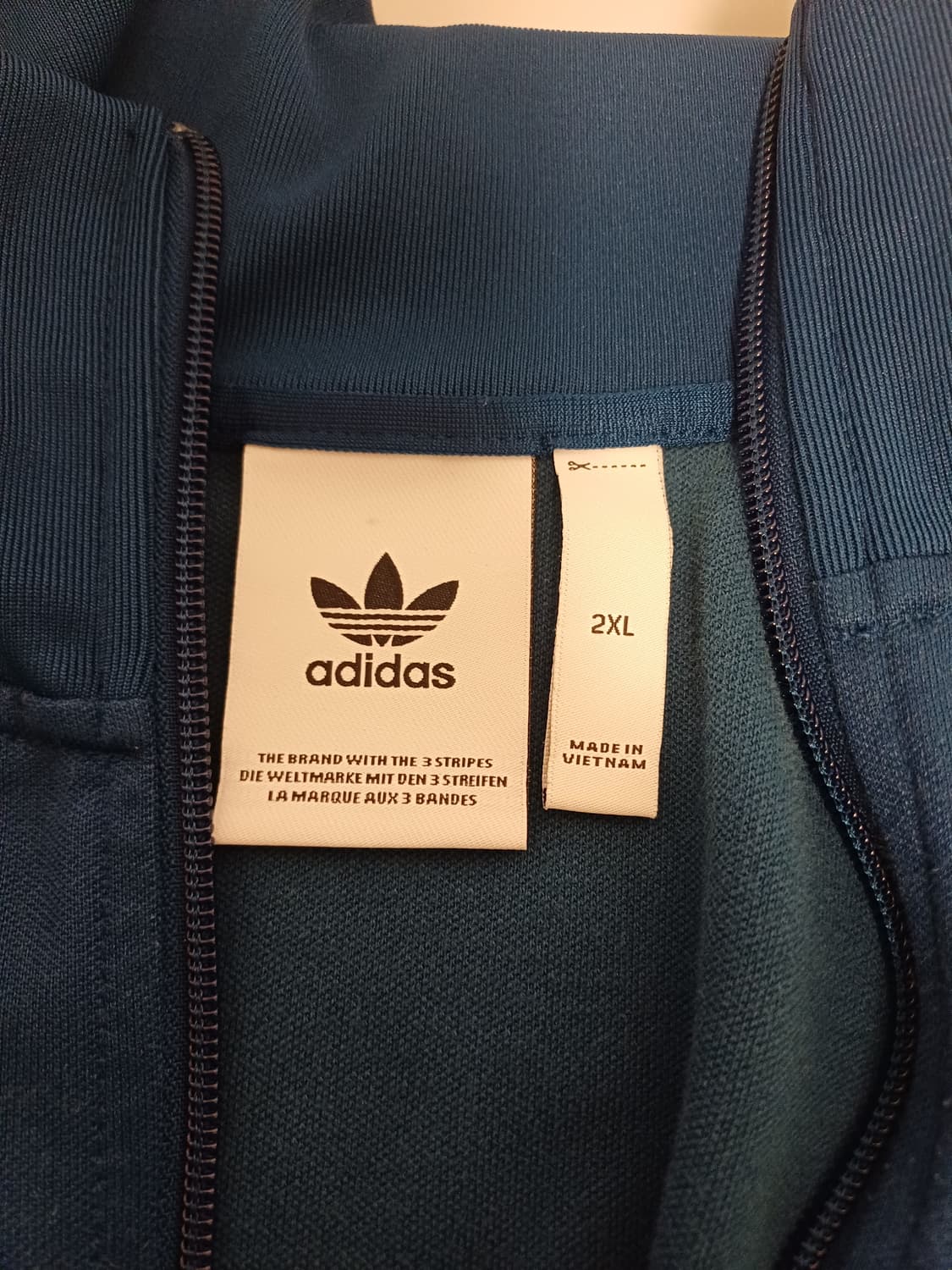 [2XL] 아디다스 베켄바우어 트랙탑 나이트 마린 (DV1522)] 상품이미지5