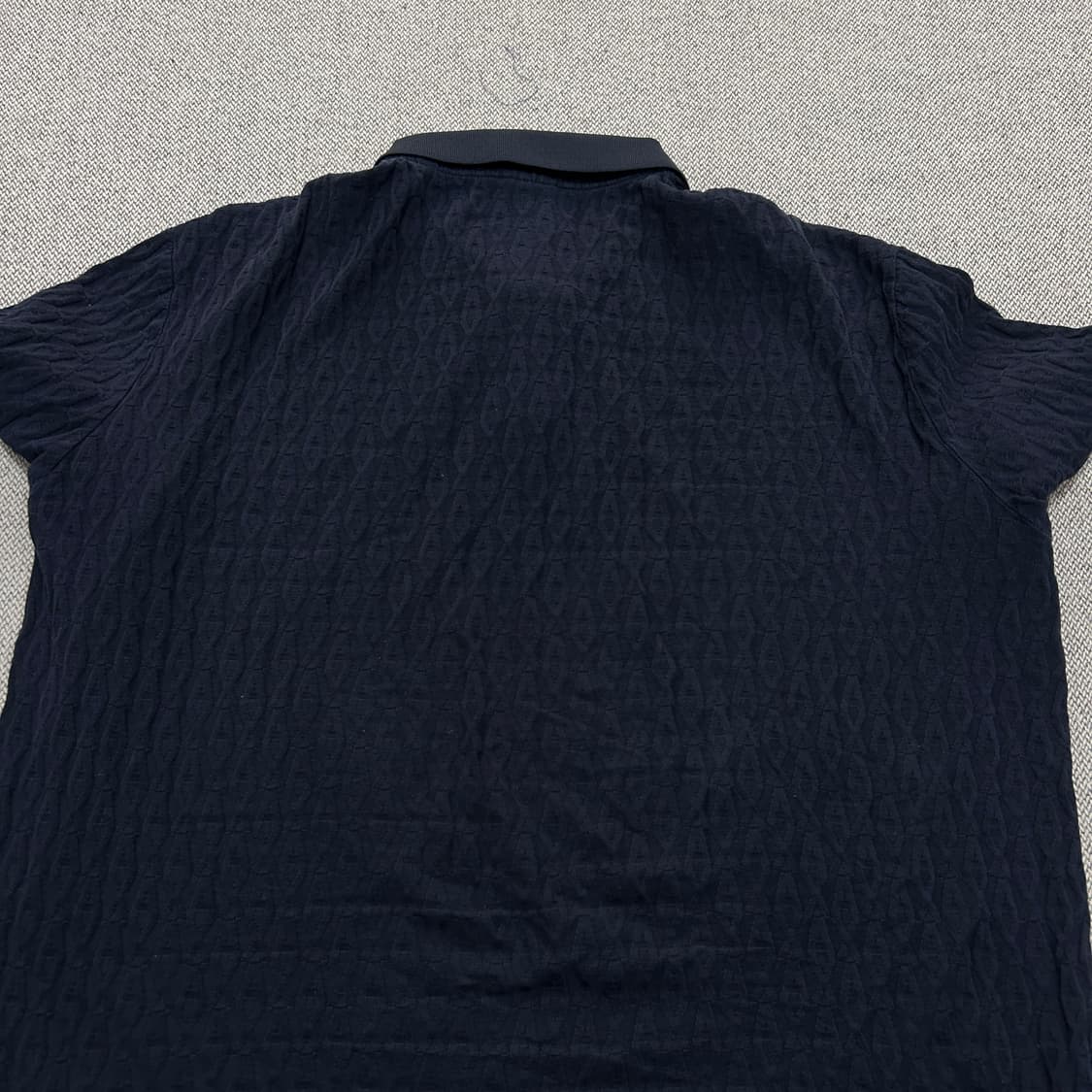 아르마니 QR라벨 멀티패턴 네이비 카라티(XL) 상품이미지6