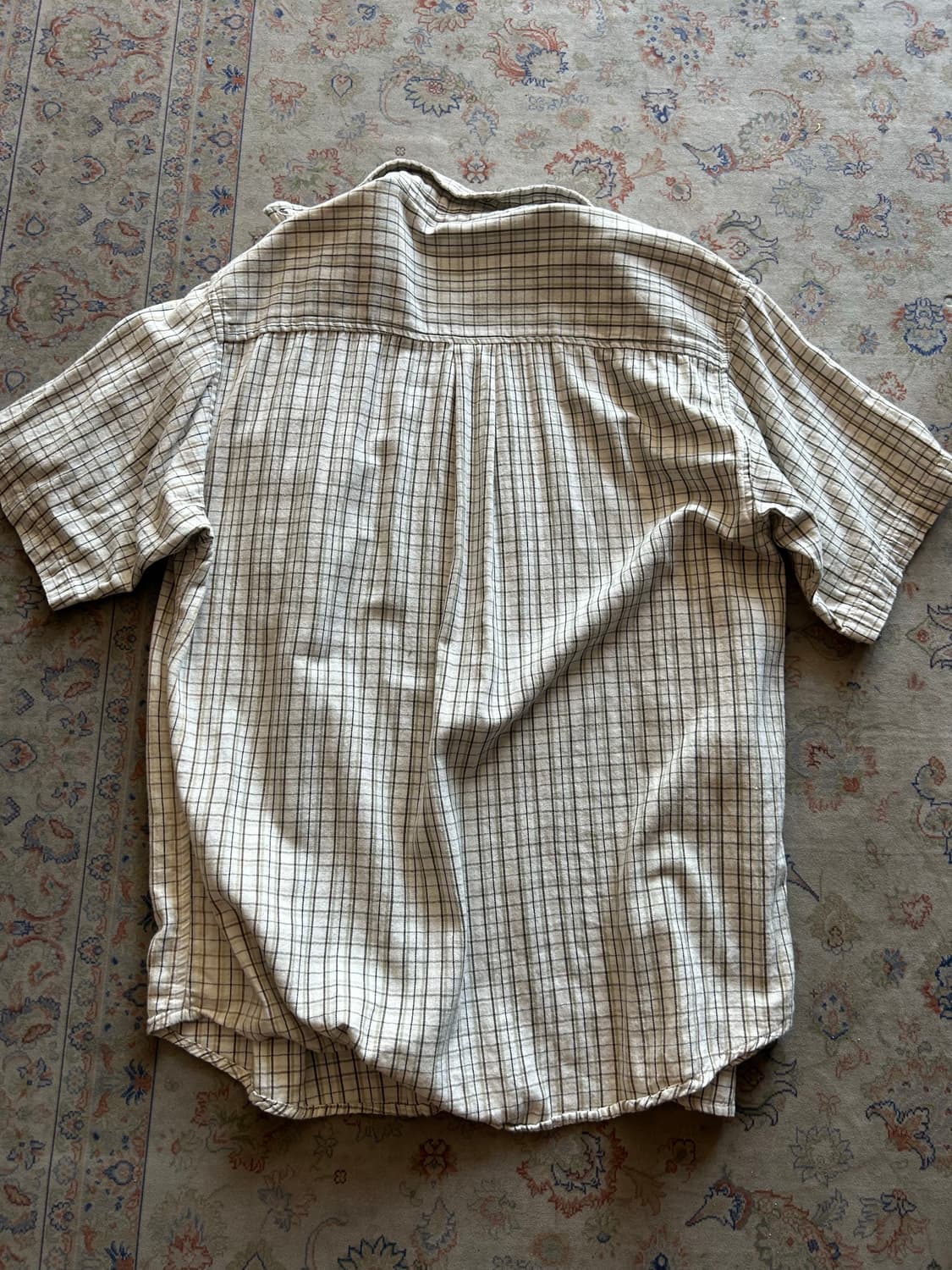 Vintage half check shirts 상품이미지4