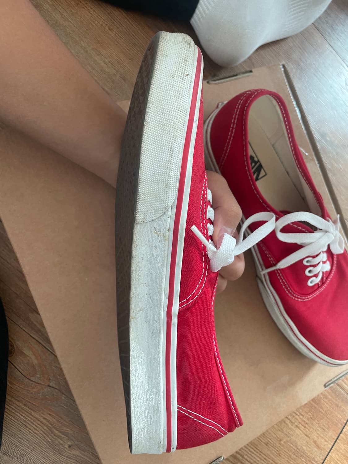 반스 어센틱 레드 275mm 상품이미지9