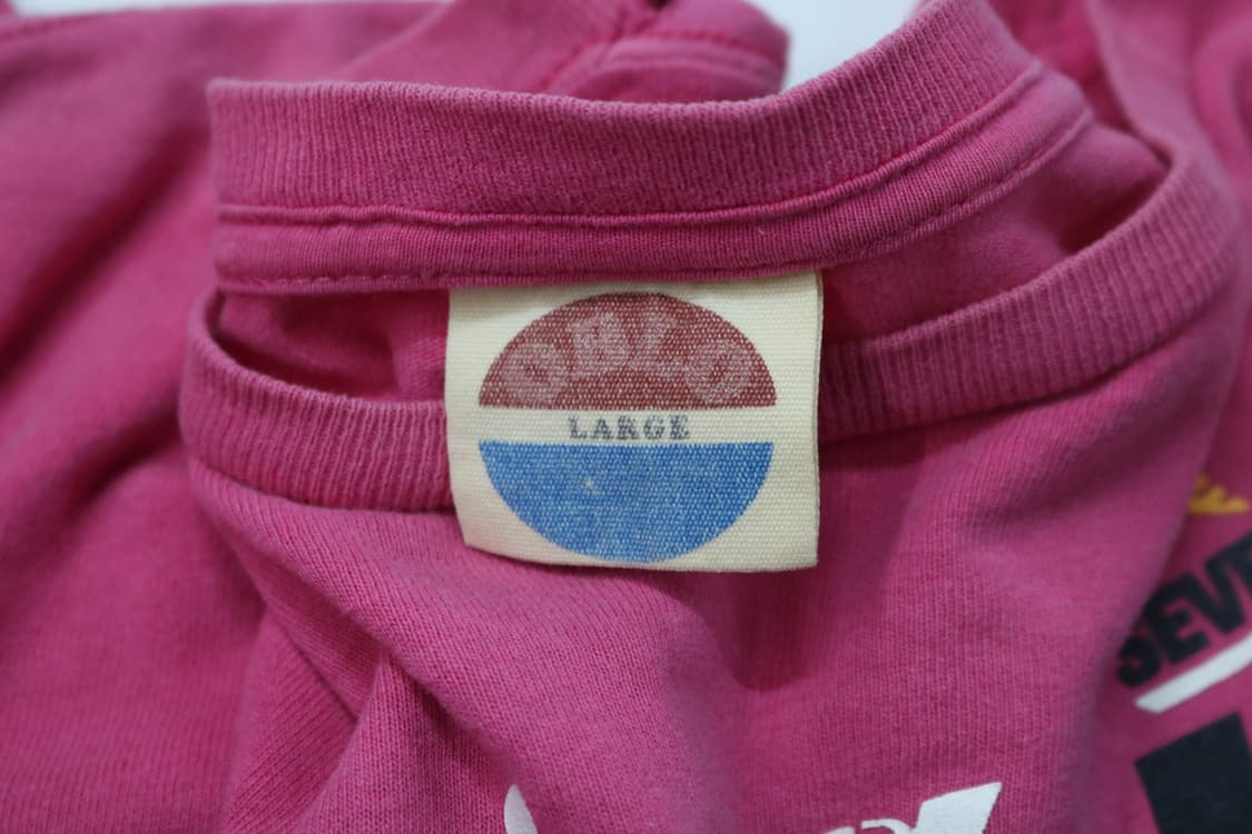 빈티지 핫핑크 "FIVE DRIVE" 그래픽 롱슬리브 티셔츠 (L) 상품이미지9