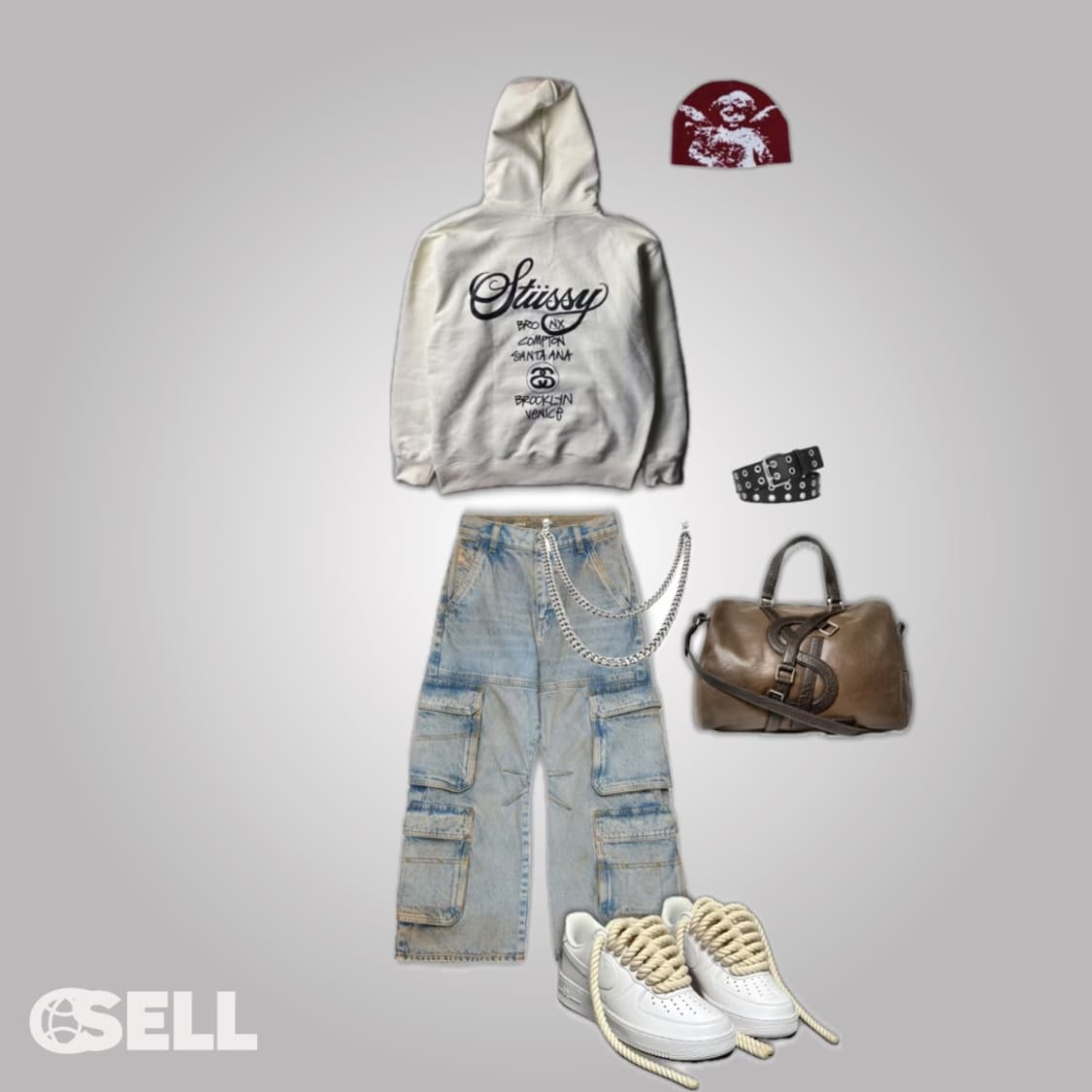 스투시 월드투어 후드티 상품이미지2