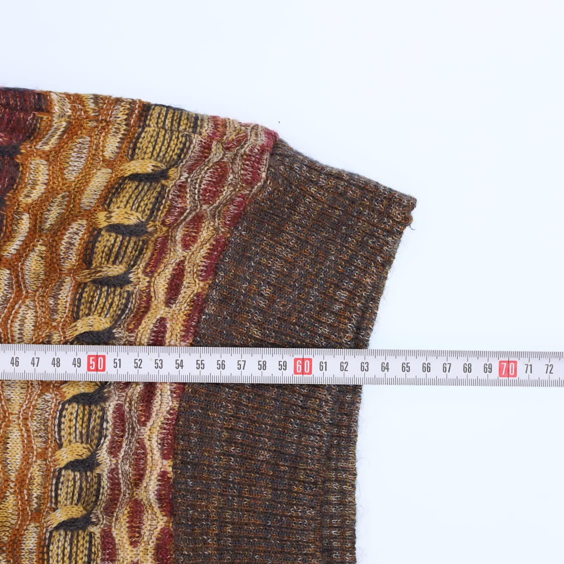 95-100정도 미쏘니 패턴 카라 니트 N7586 상품이미지6