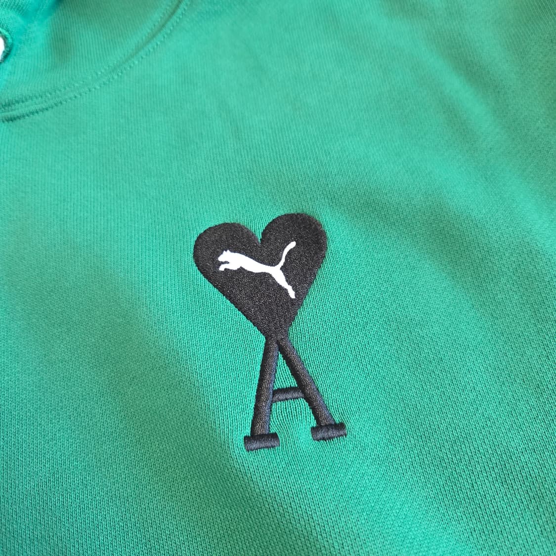 푸마 아미 콜라보 후드티 그린 XL 상품이미지3