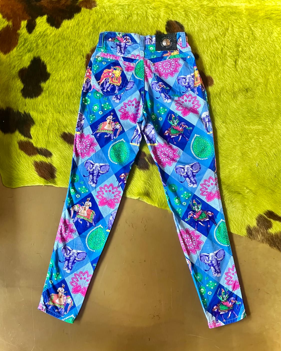 90s VERSACE Indian Elephant Pants 상품이미지9