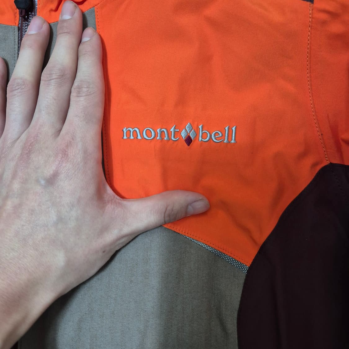 몽벨 로고 고어텍스 바람막이 자켓 상품이미지6