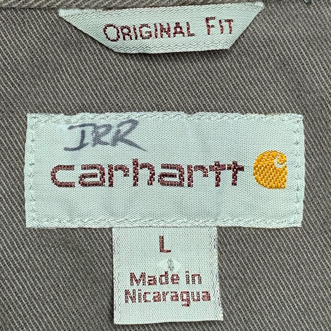 [L] 칼하트 오리지널핏 헤비코튼 워크셔츠 그레이 상품이미지4