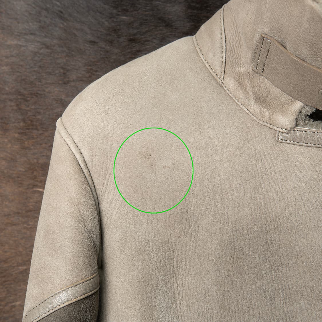 [100] 올세인츠 16FW HAWLEY  양가죽 양털 시어링 자켓  상품이미지4