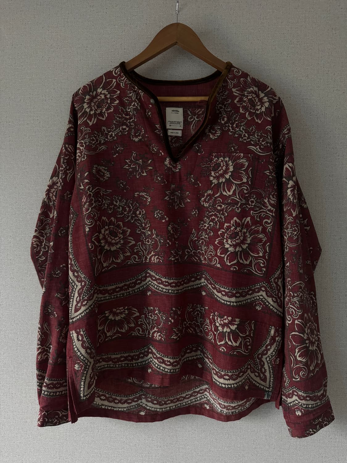 [3]Visvim Tunic P.O. Wildflower P.W 상품이미지1