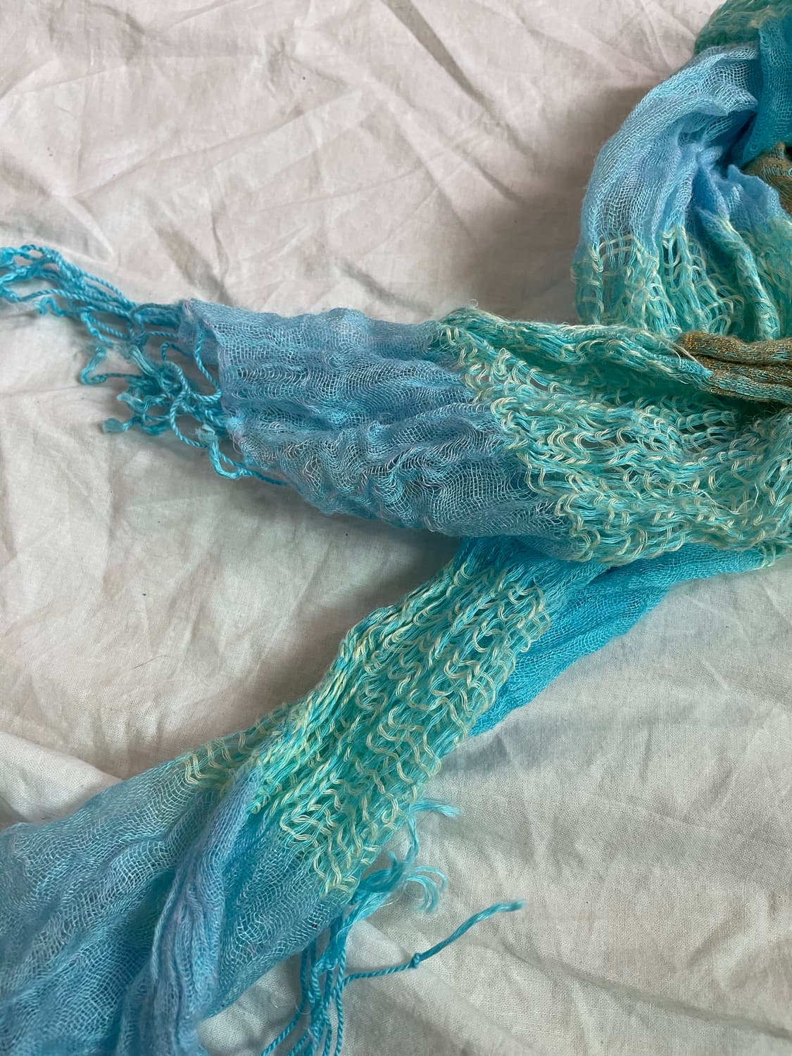 그라데이션 민트 머플러  상품이미지2