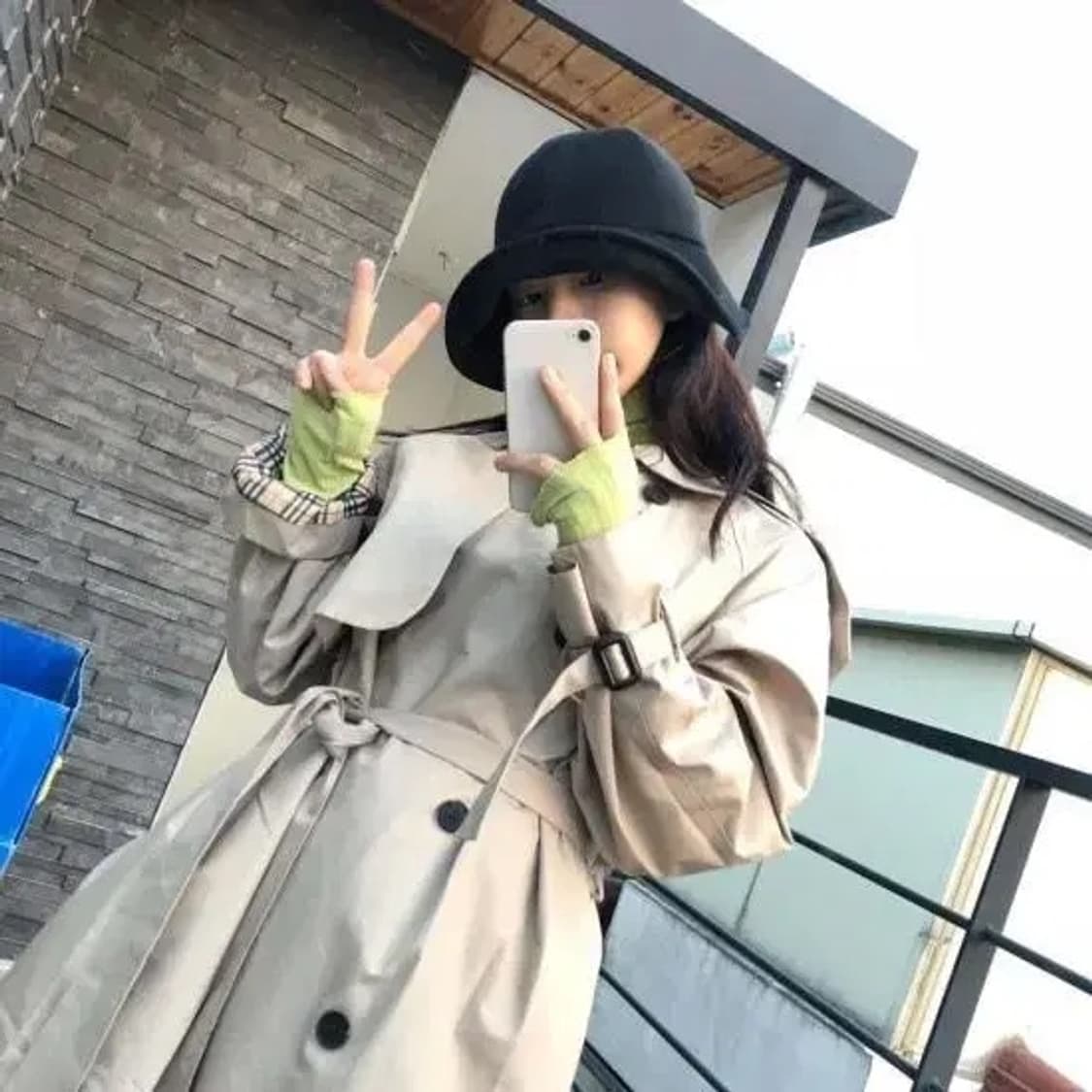 디인터넷 마켓 크롭 골지 탑 라임 반폴라 목폴라 티셔츠 레이어드 상품이미지2