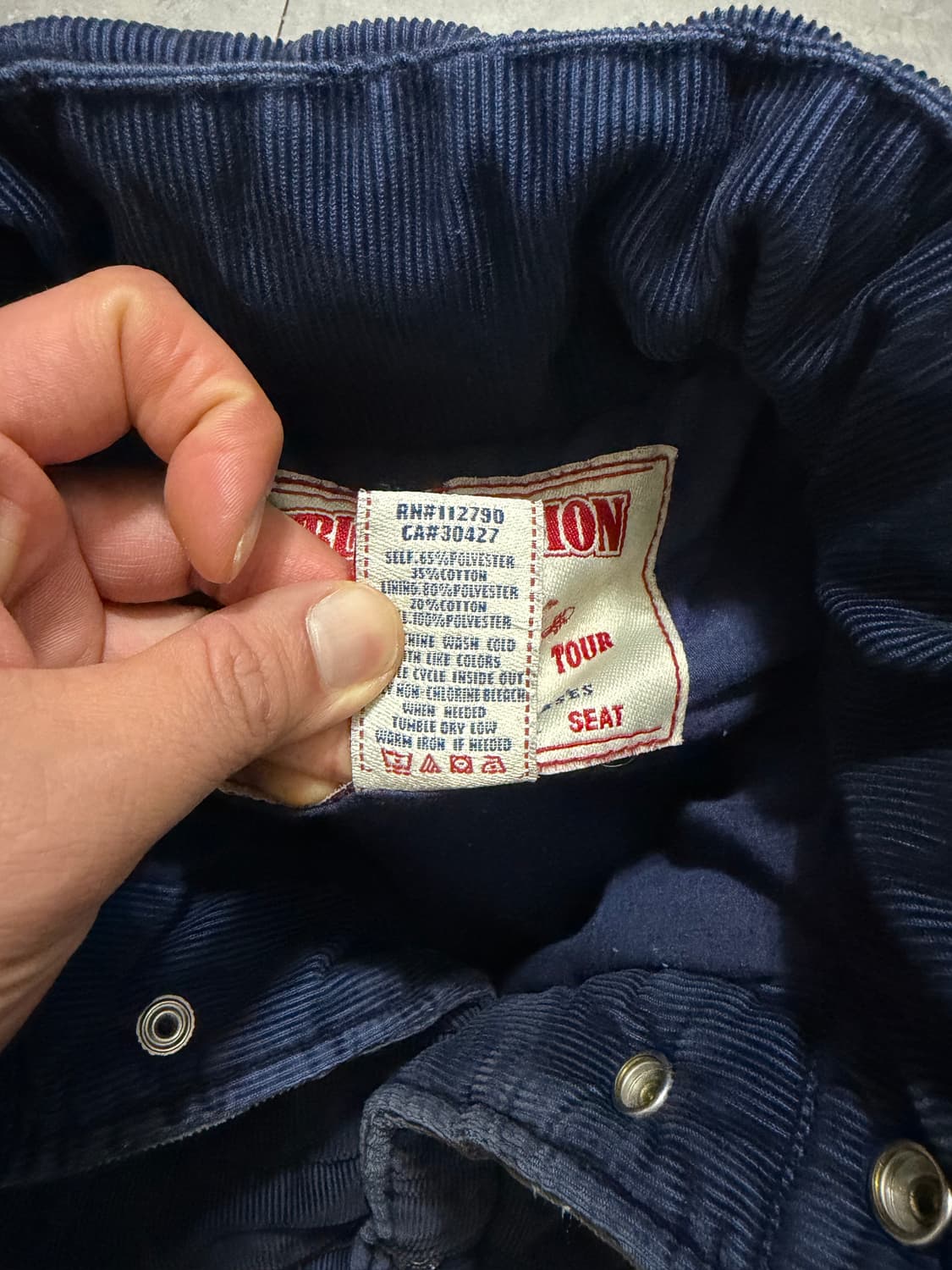 00s 트루릴리전  빈티지  패딩베스트 자켓  95size   상품이미지5