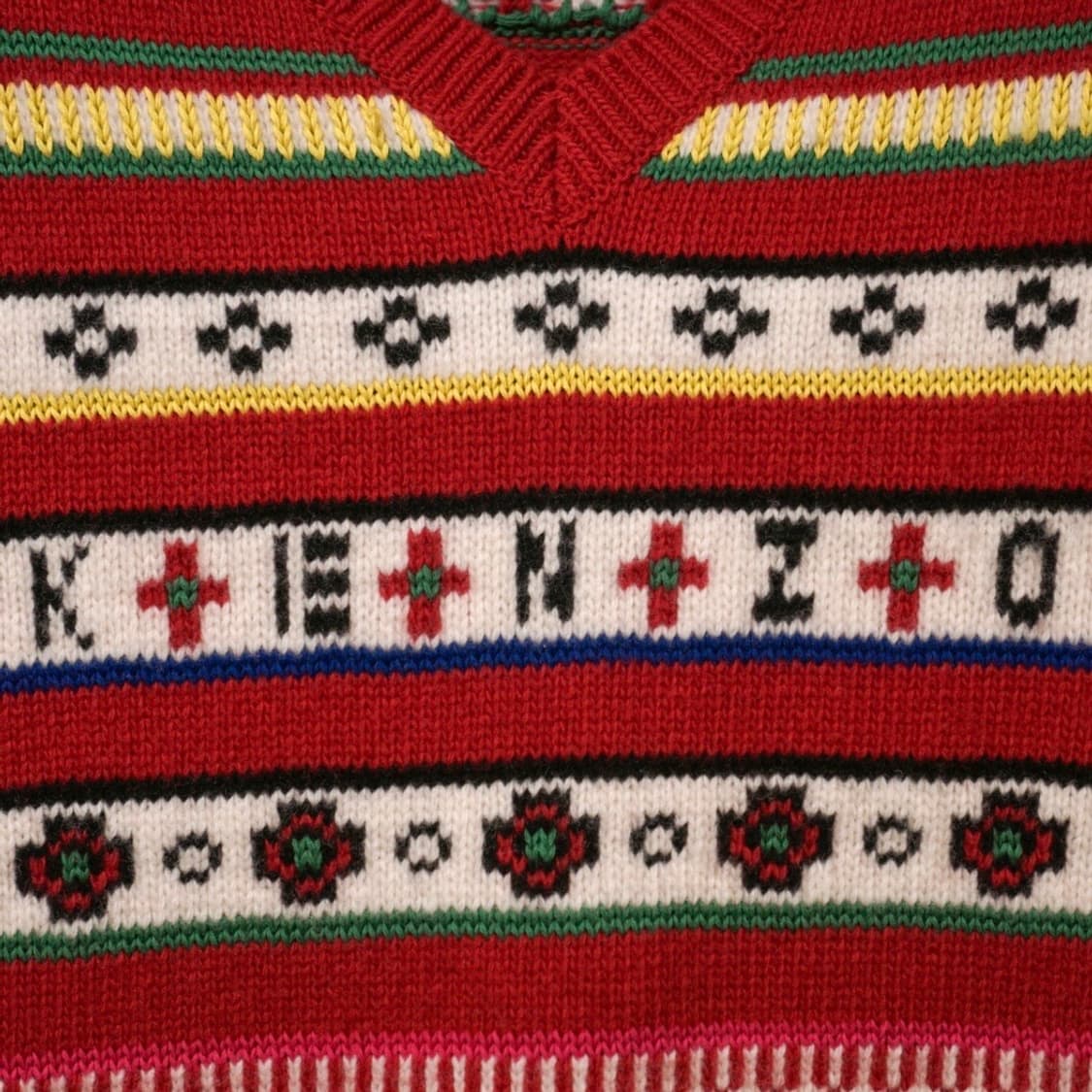 겐조 페어아일 니트 베스트 상품이미지8