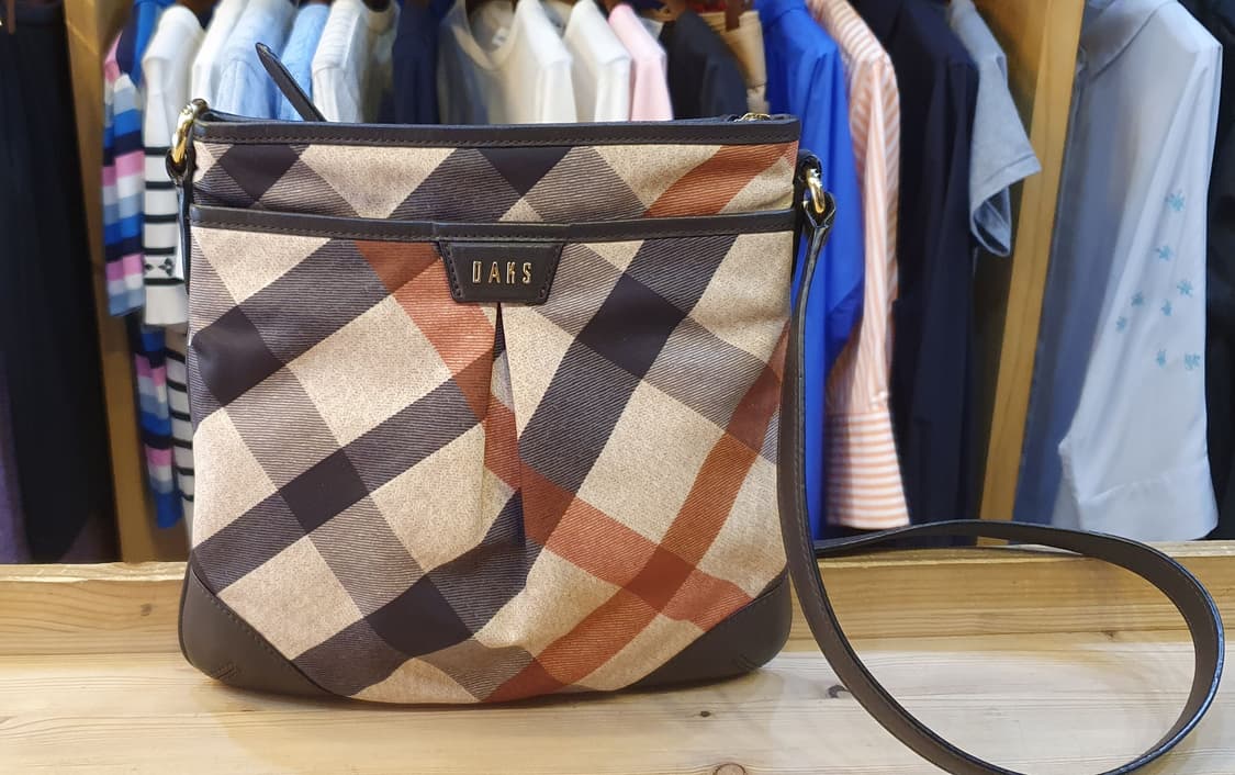 닥스 체크 크로스백 상품이미지1