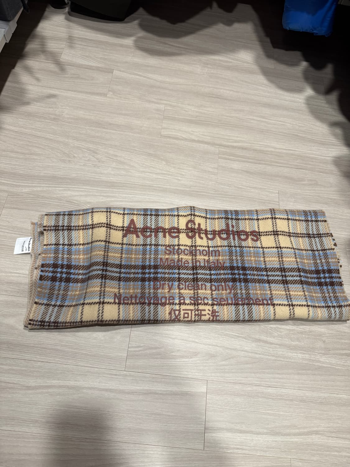 정품 아크네 스튜디오 체크 울 머플러 상품이미지4