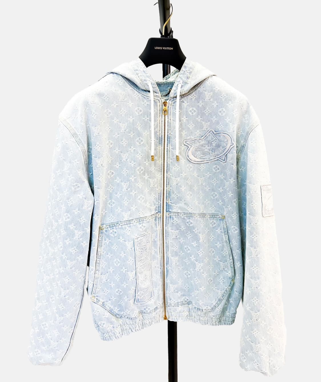 [52/매장판] 루이비통 X NBA 모노그램 데님 후드 자켓 상품이미지1