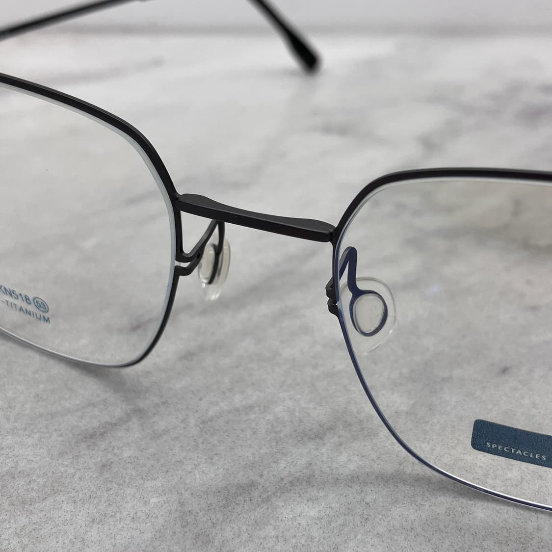 B94 블리스 Bliss 매트 브론즈 스퀘어 역산각 건메탈 안경 상품이미지5