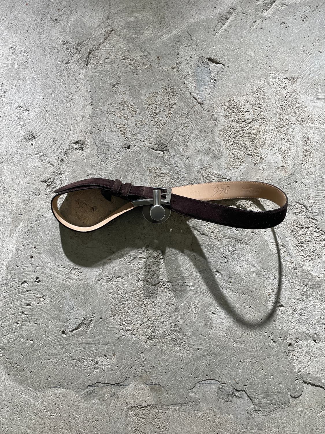 브룩스 브라더스 다크 브라운 레더 벨트 상품이미지1