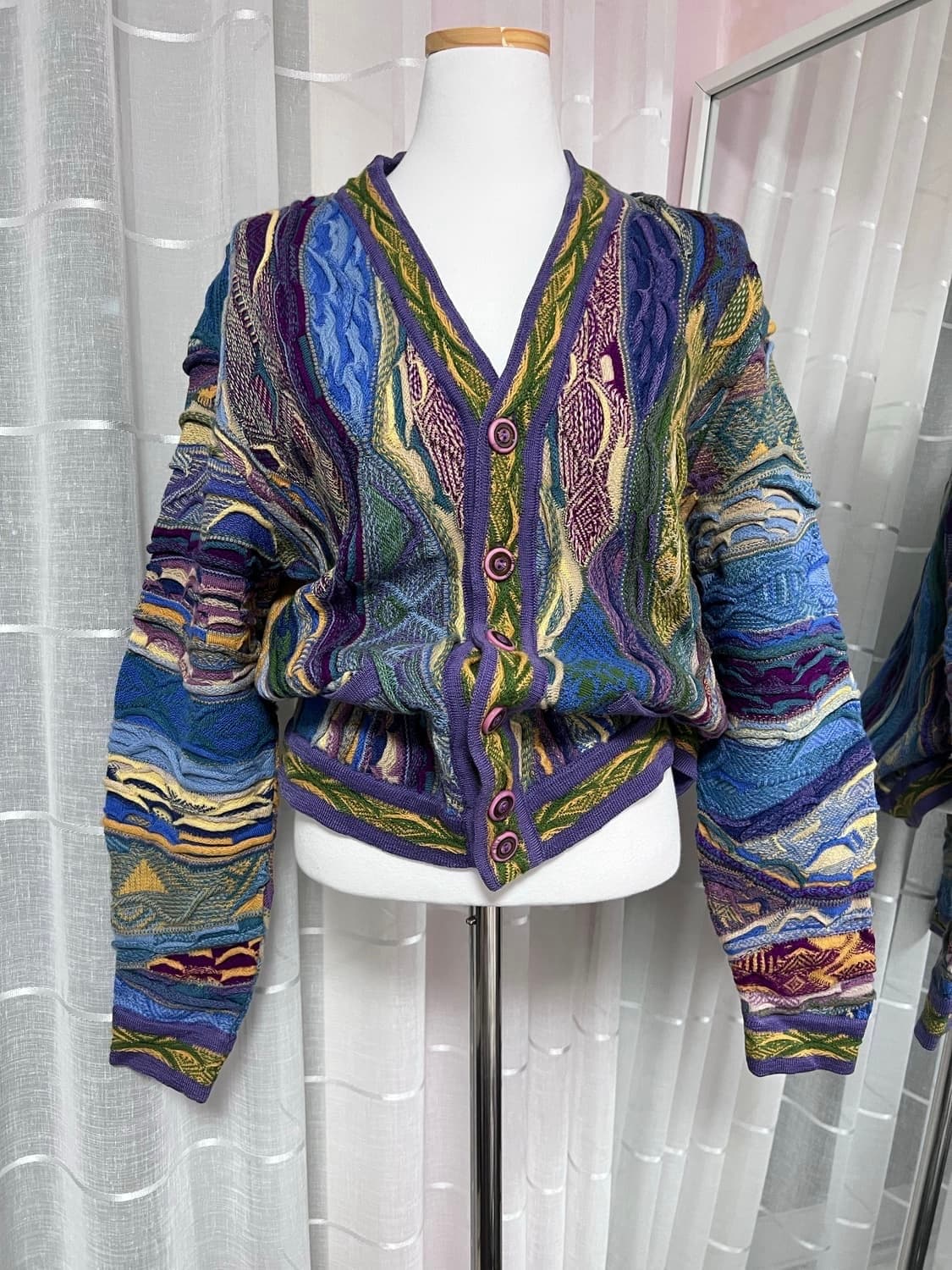 림노스 케이블 가디건 상품이미지2