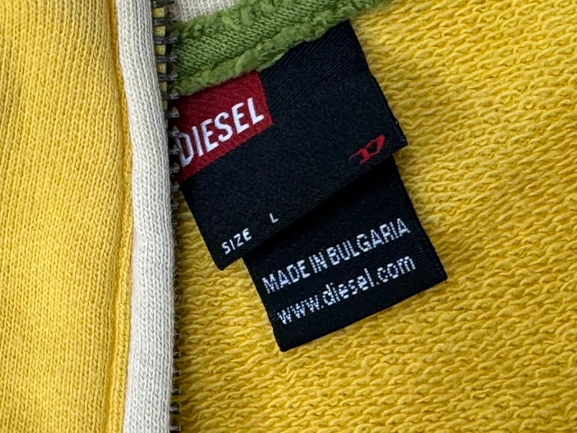 •00s DIESEL 디젤 배색 하이넥 집업 자켓 상품이미지8