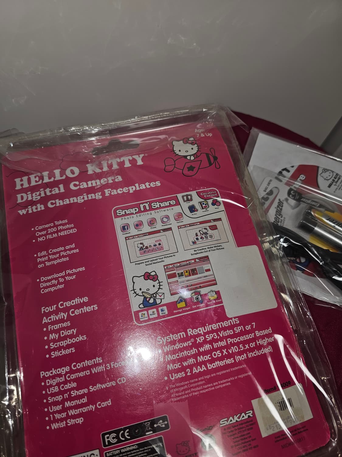 헬로키티 디지털 카메라 풀세트  상품이미지2