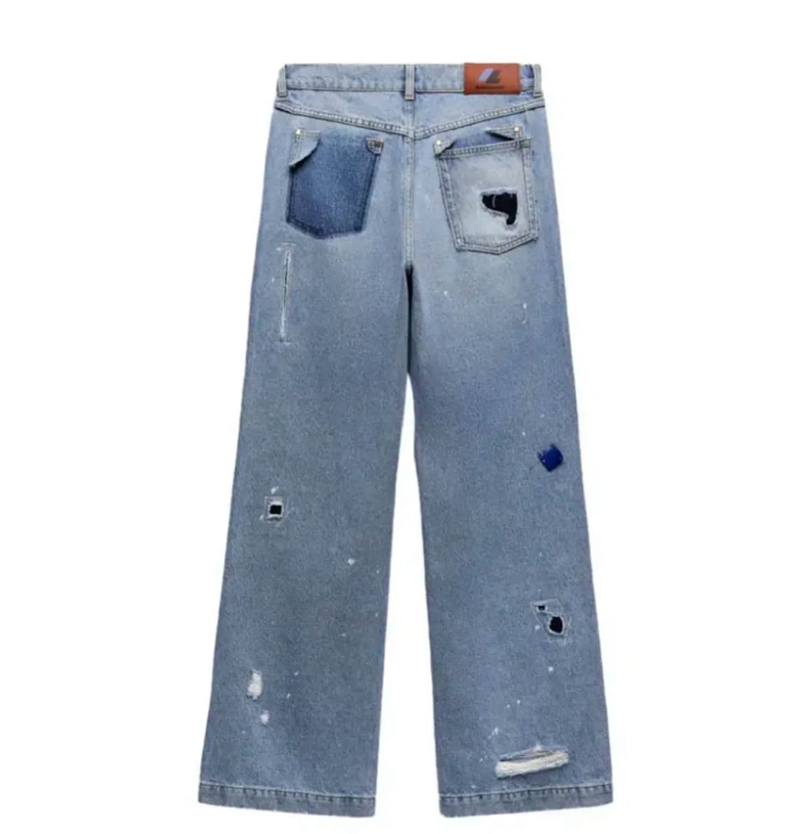 [40] 자라 아더에러 패치워크 데님 진 블루 상품이미지2