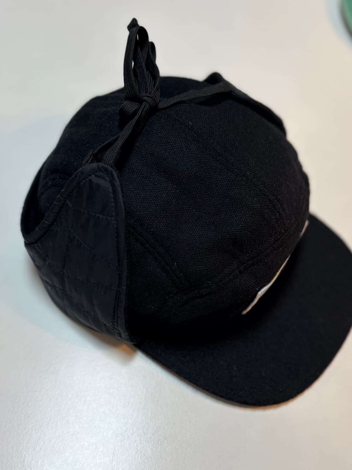 베르디 웨이스티드 유스 이어플랩 캡 블랙 상품이미지4