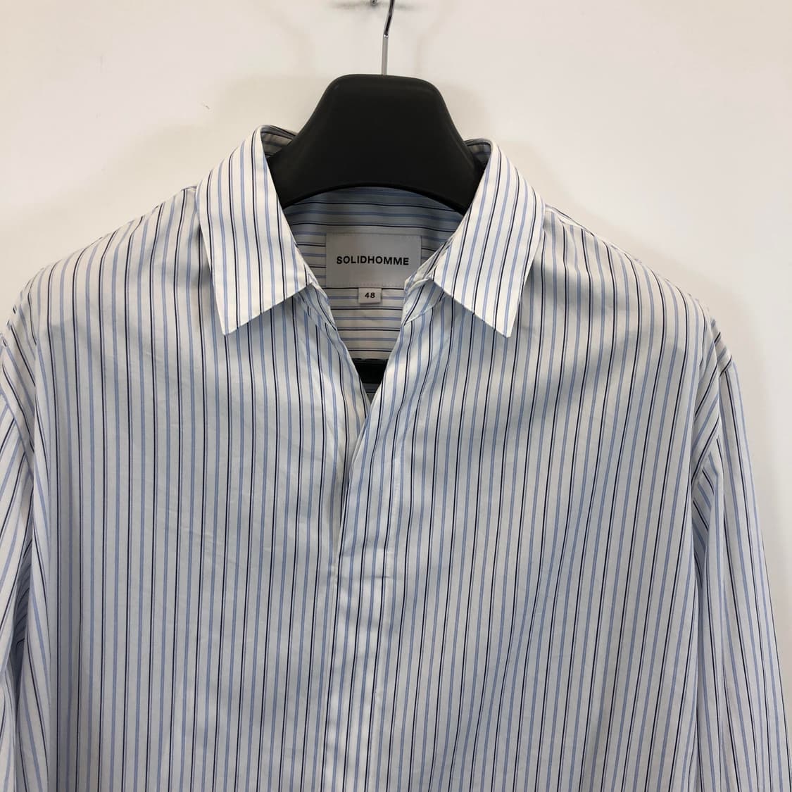 솔리드옴므 풀오버 하프셔츠 48 상품이미지3