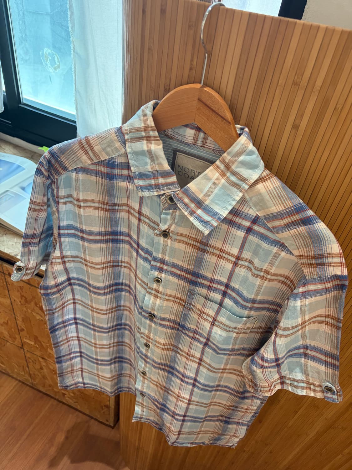 North Coast Linen Check Shirt 상품이미지3