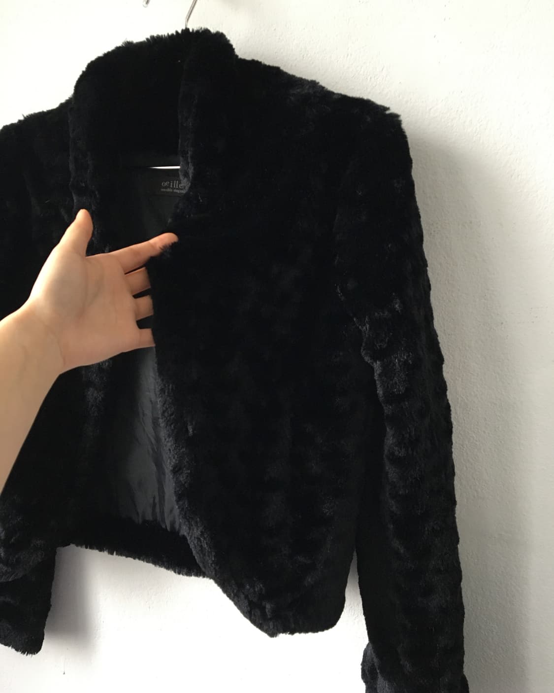 Fake fur open jacket 상품이미지2