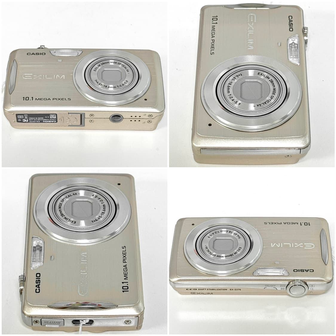 카시오 엑슬림 Z270 샴페인골드 빈티지디카 상품이미지6