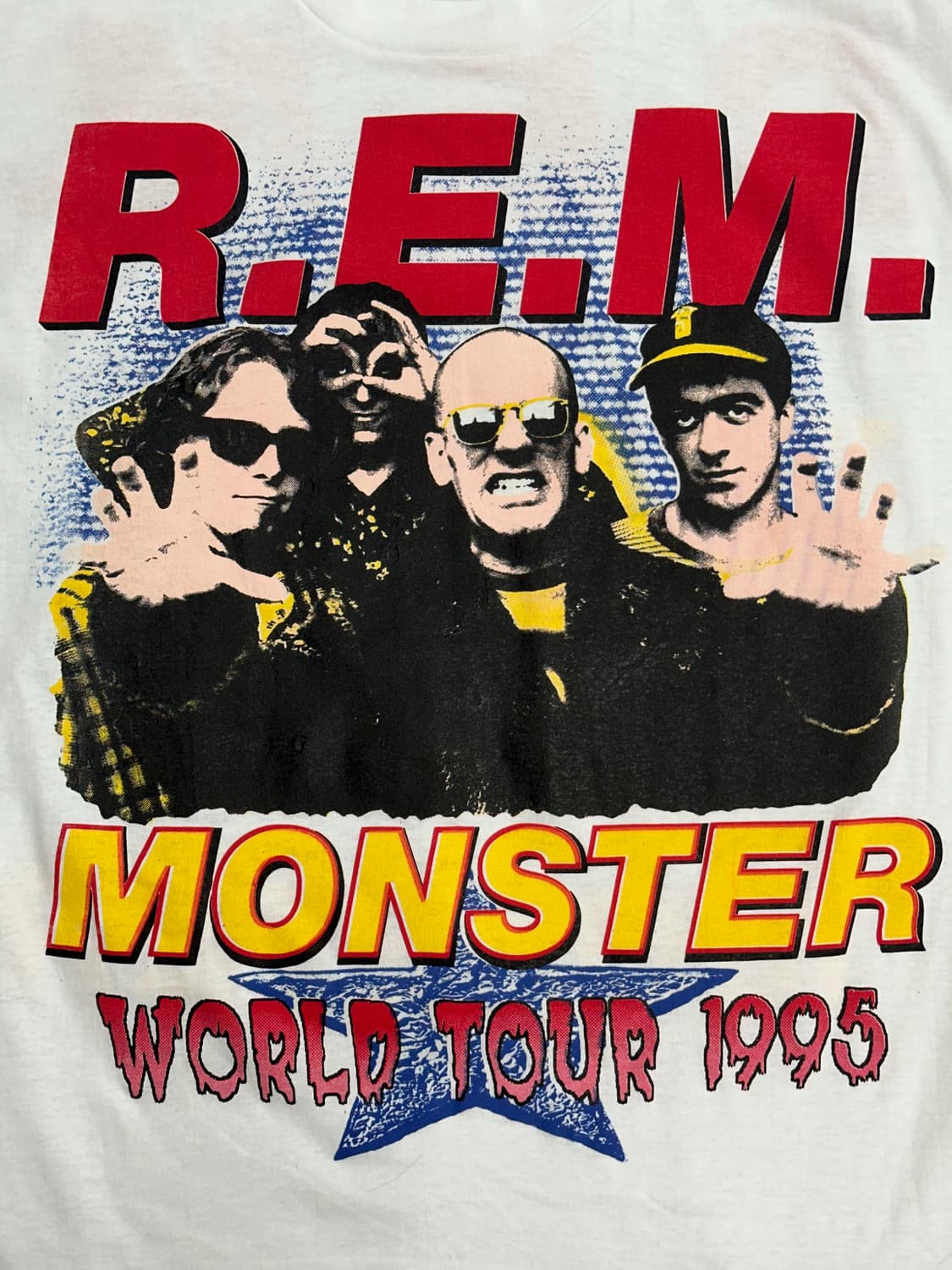 1995’ R.E.M. 몬스터 투어 Migraine Boy 티셔츠 XL 상품이미지4