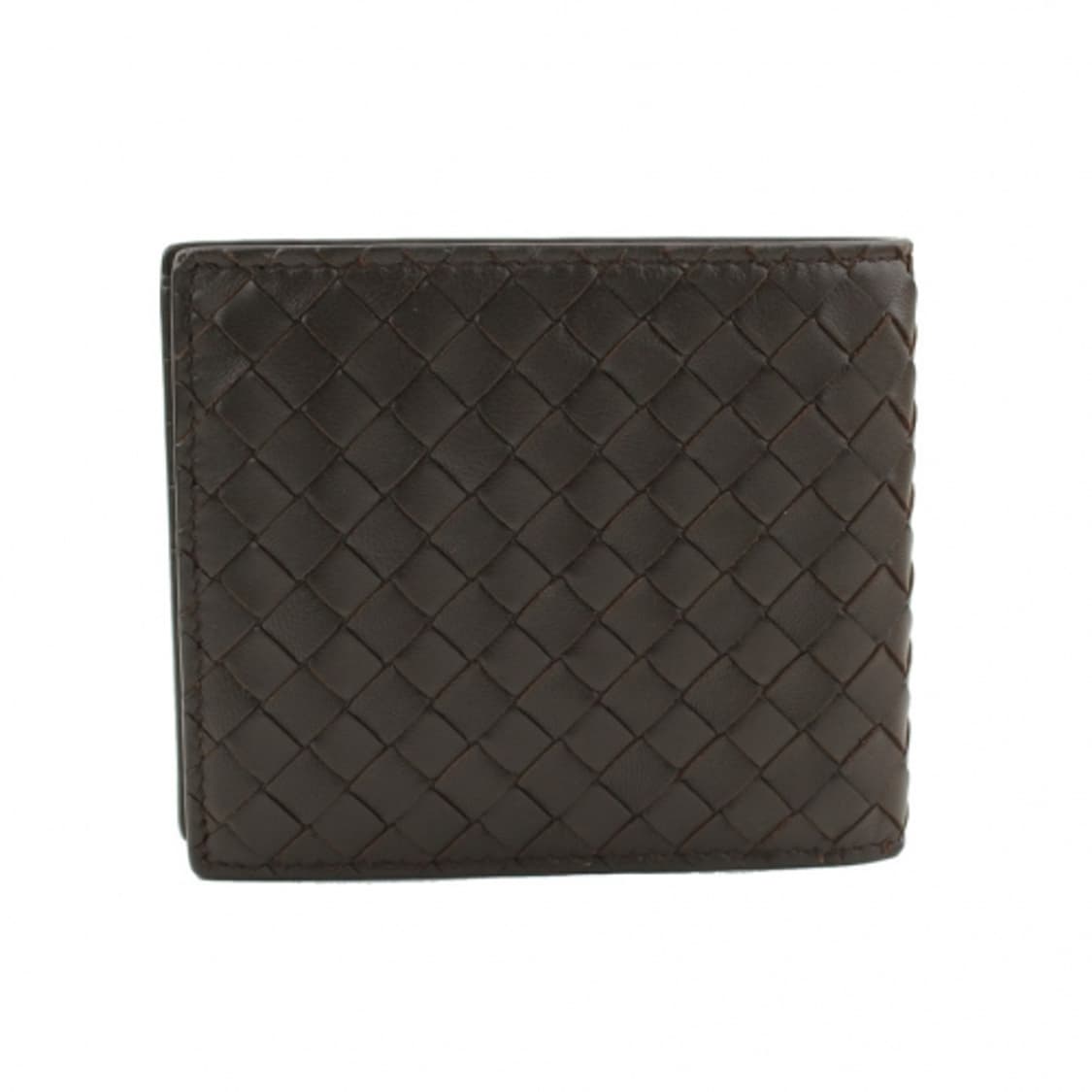 보테가베네타 다크브라운 위빙&와니패턴 반지갑 상품이미지2