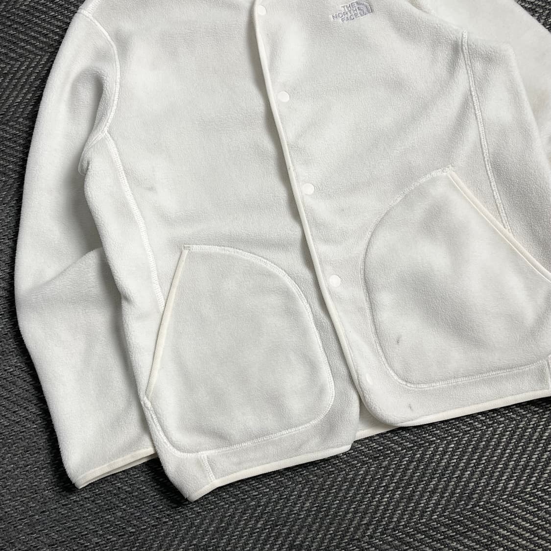 노스페이스 화이트 플리스 가디건 자켓 y 4935 상품이미지2