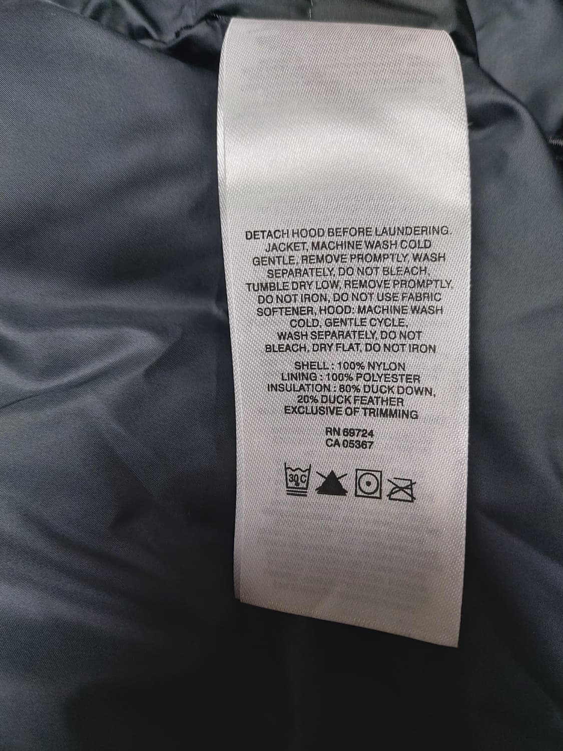 컬럼비아 남성 다운 파카 새상품 (XXL)110~115 상품이미지8