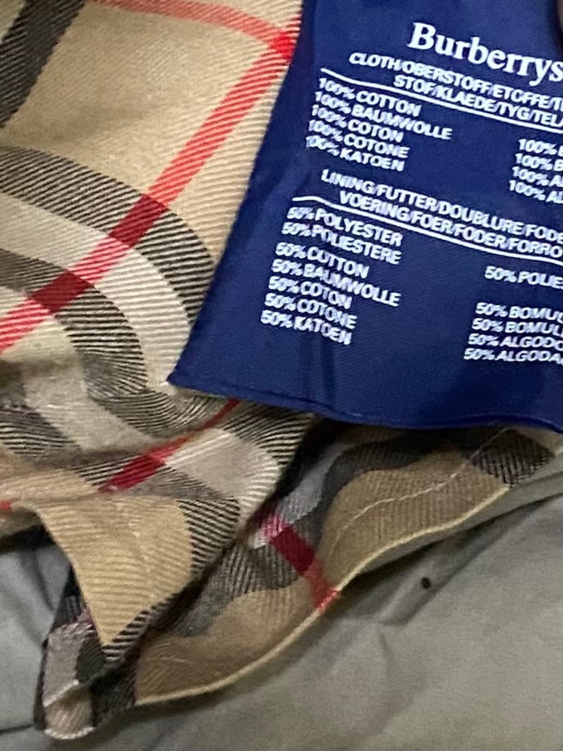 버버리 빈티지 코트 오버핏 100 사이즈 상품이미지9