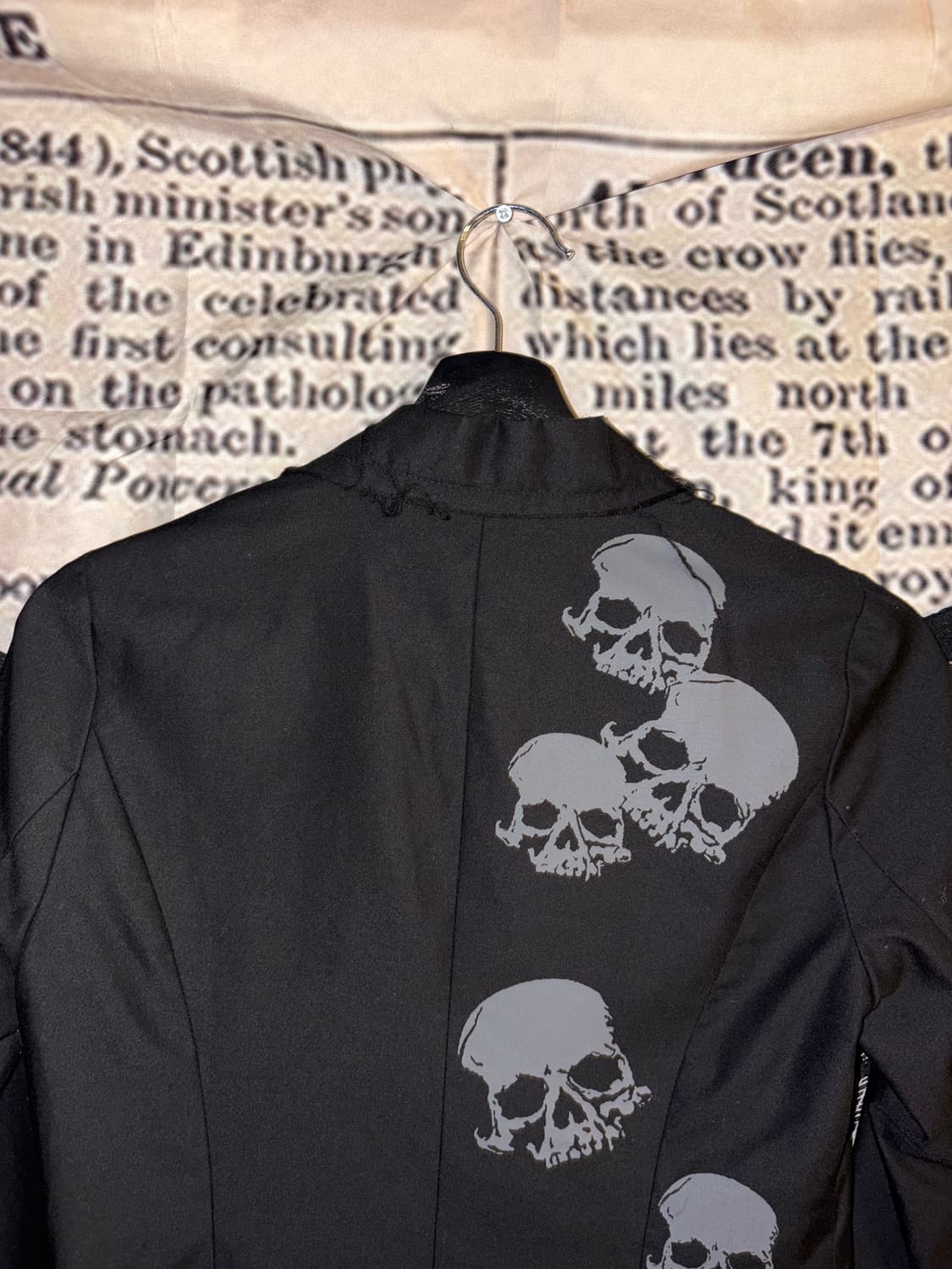 Glad news skull print detail jacket 상품이미지5