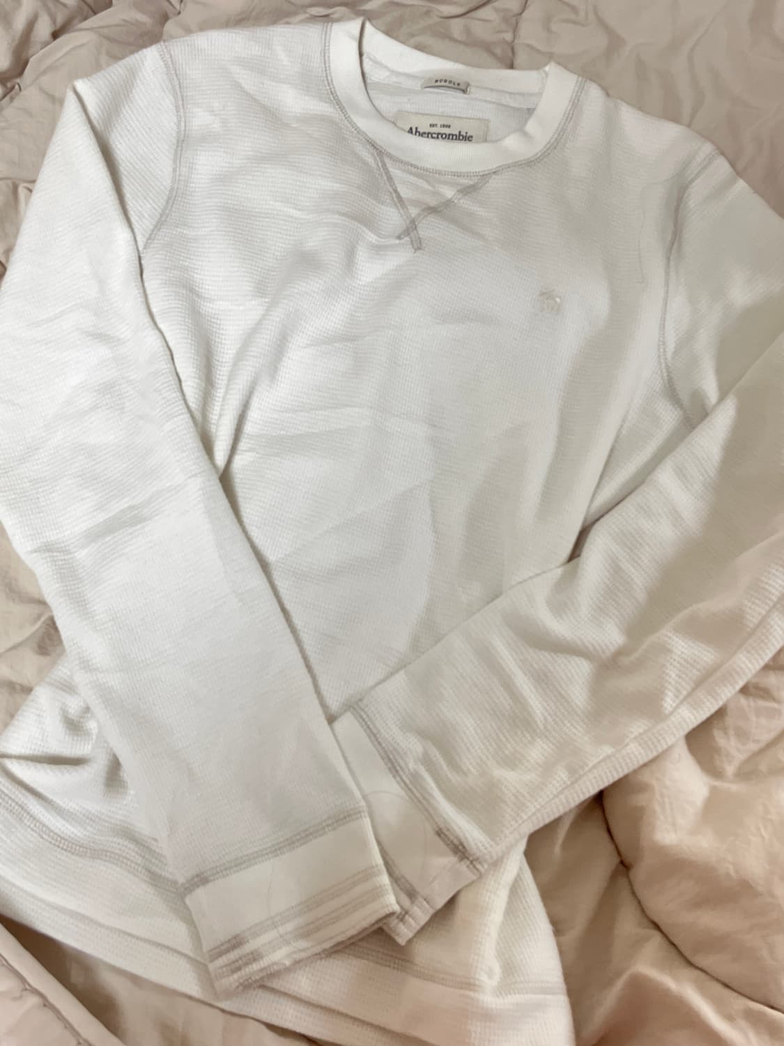 아베크롬비 롱슬리브 화이트  상품이미지1