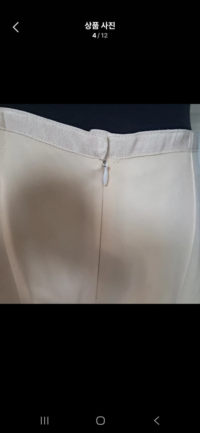 Theory 띠어리 베이지 울 스커트(4사이즈- 약 55~날씬66) 상품이미지5