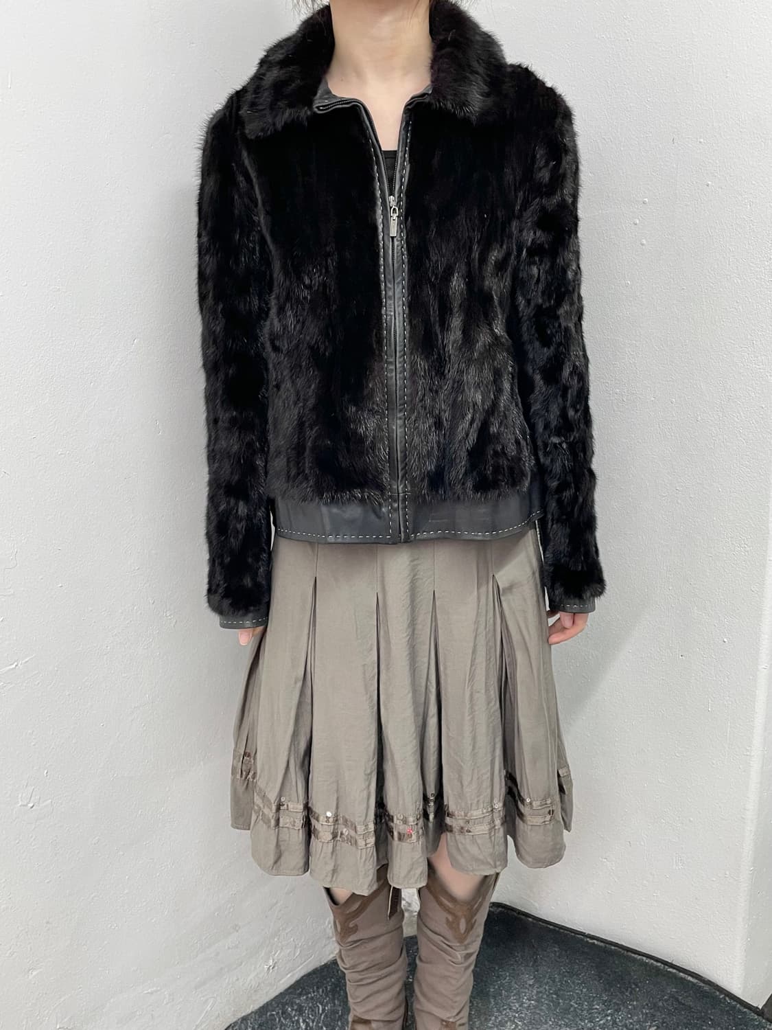 양가죽 밍크 퍼자켓 상품이미지2