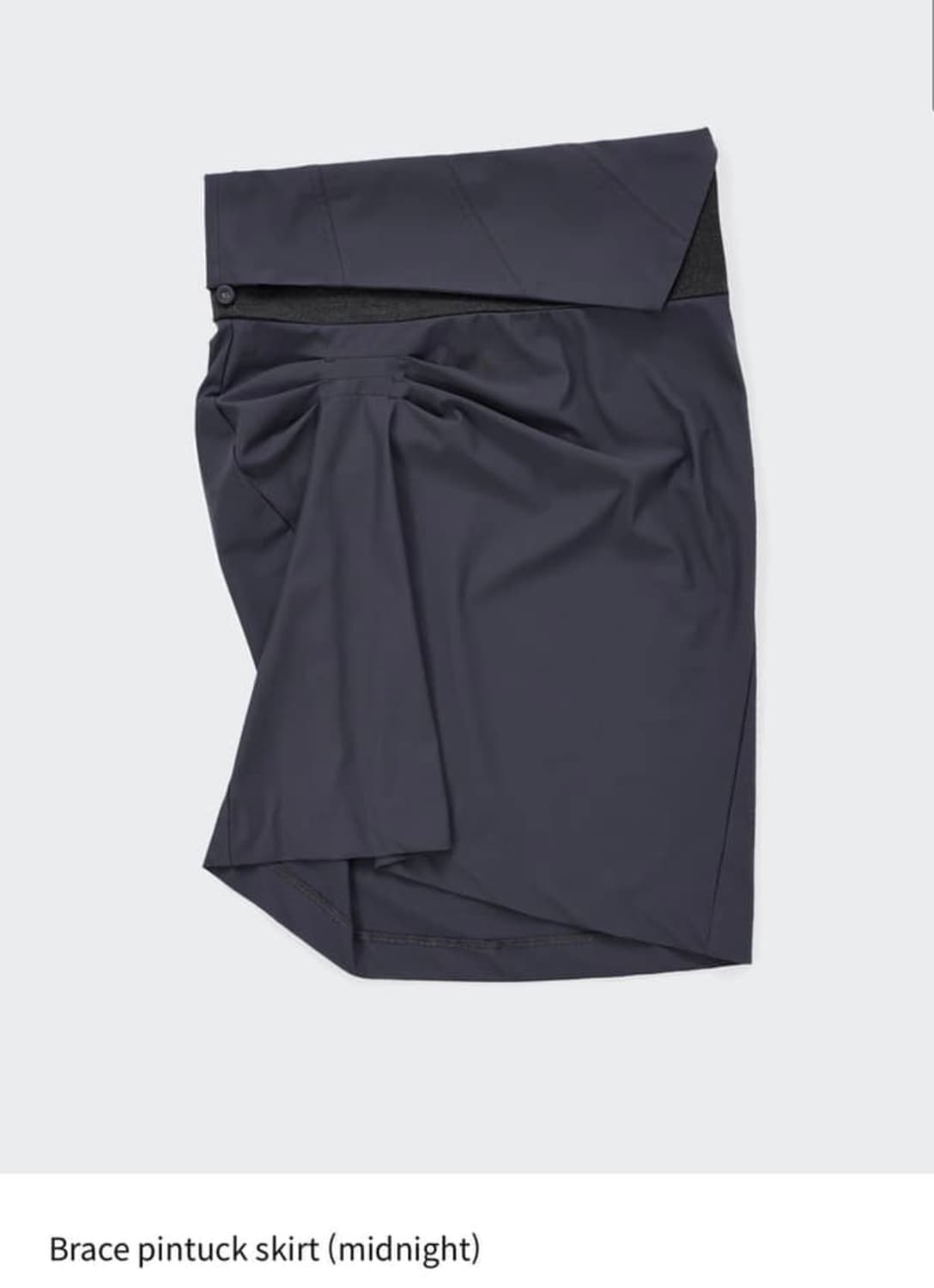 울리카상투스 Brace pintuck skirt (midnight) 상품이미지1