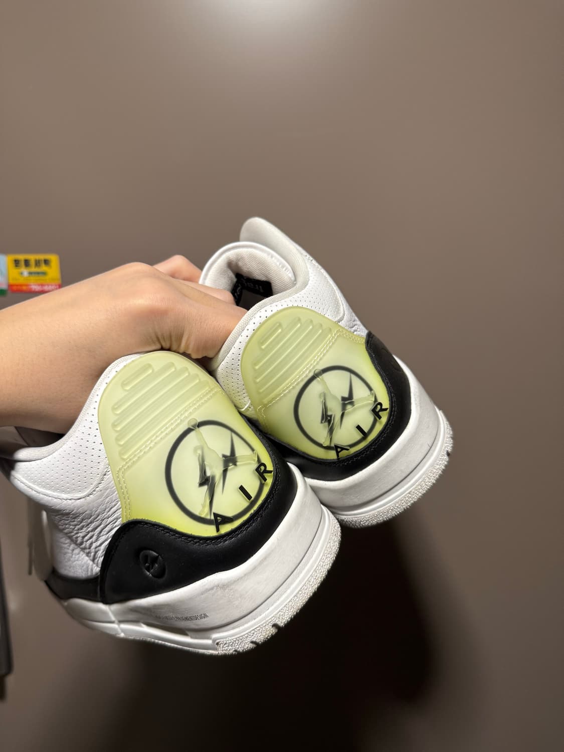 [295]조던 3 x 프라그먼트 레트로 SP 화이트 블랙  상품이미지6