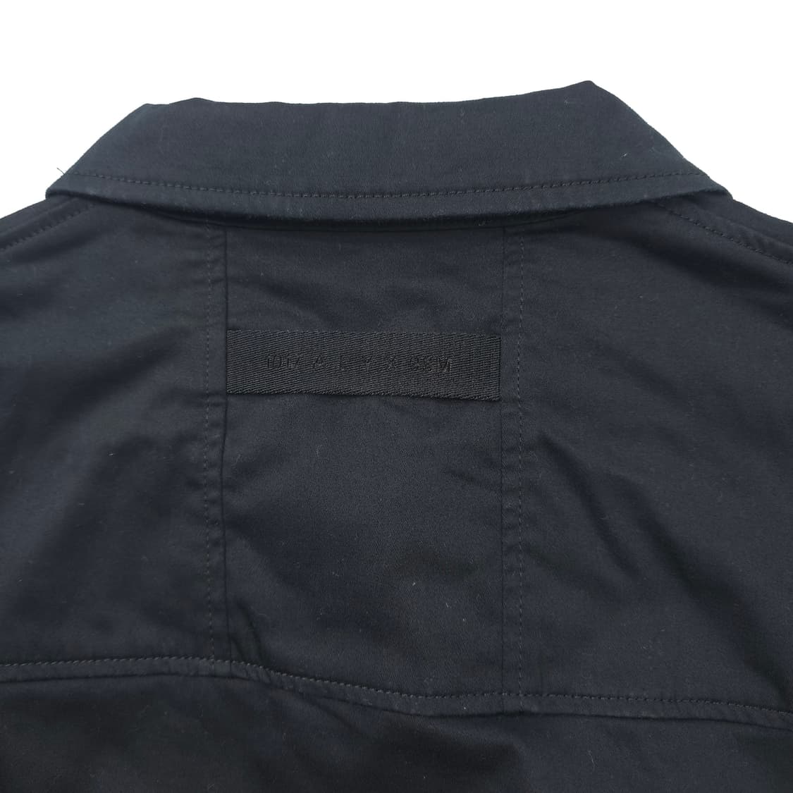 알릭스 팬텀로고 코튼 반팔 집업셔츠 블랙 (XL) 상품이미지6