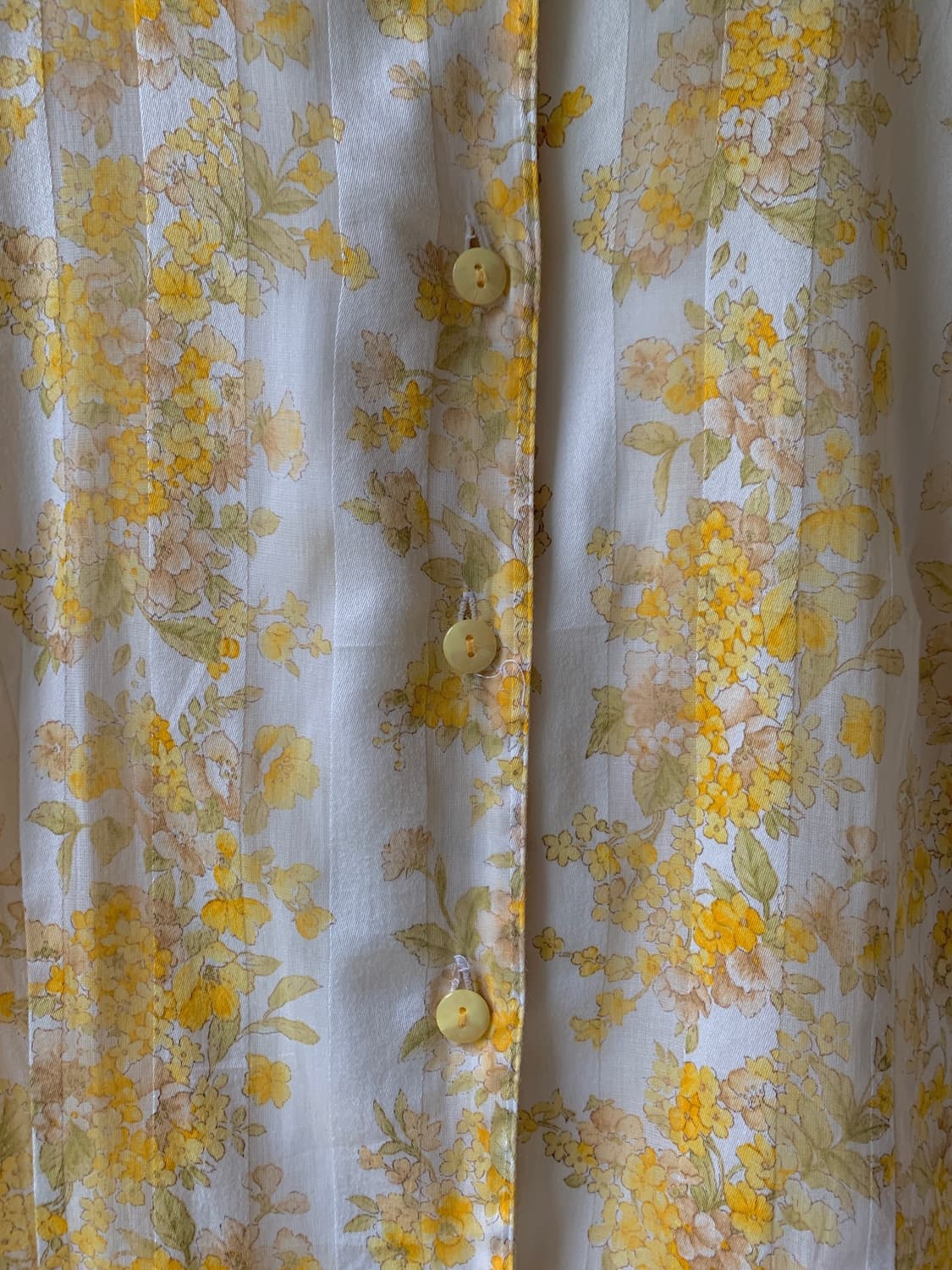 {Lalache} yellow floral vintage blouse 상품이미지5