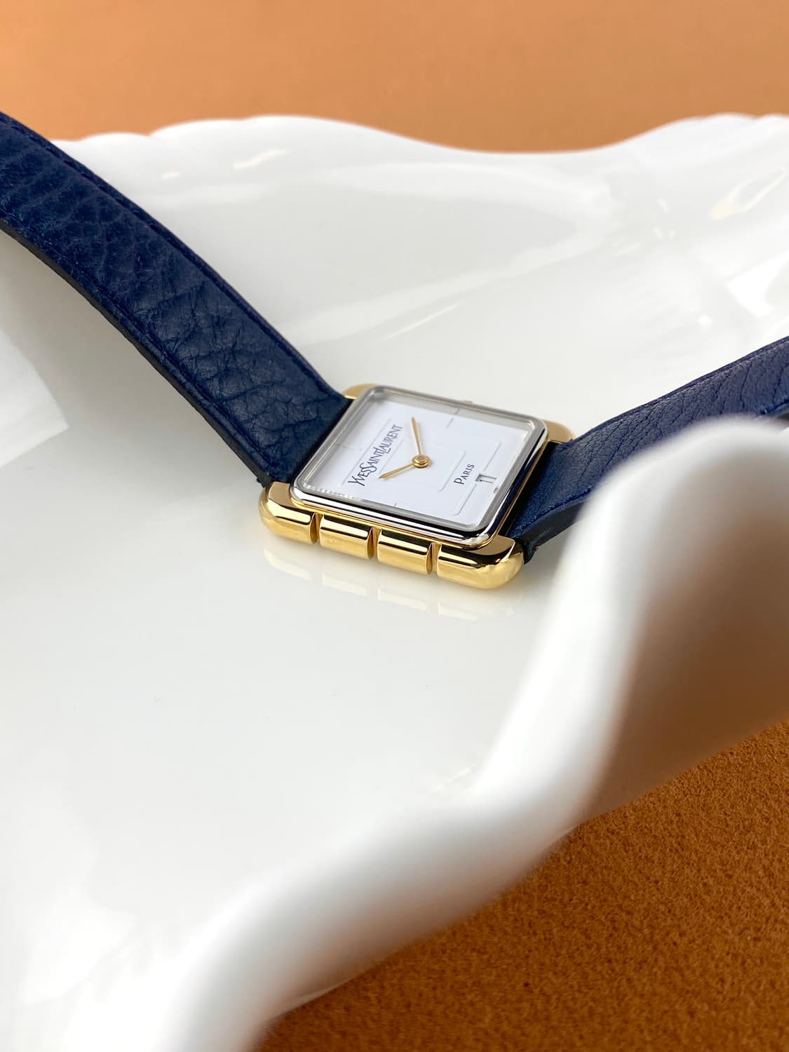 YSL gold square date watch UNISEX 상품이미지7