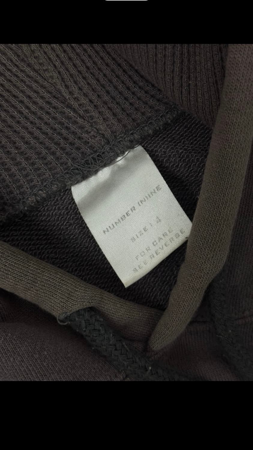 넘버나인 01aw School of Visual Comedy 후드 상품이미지10