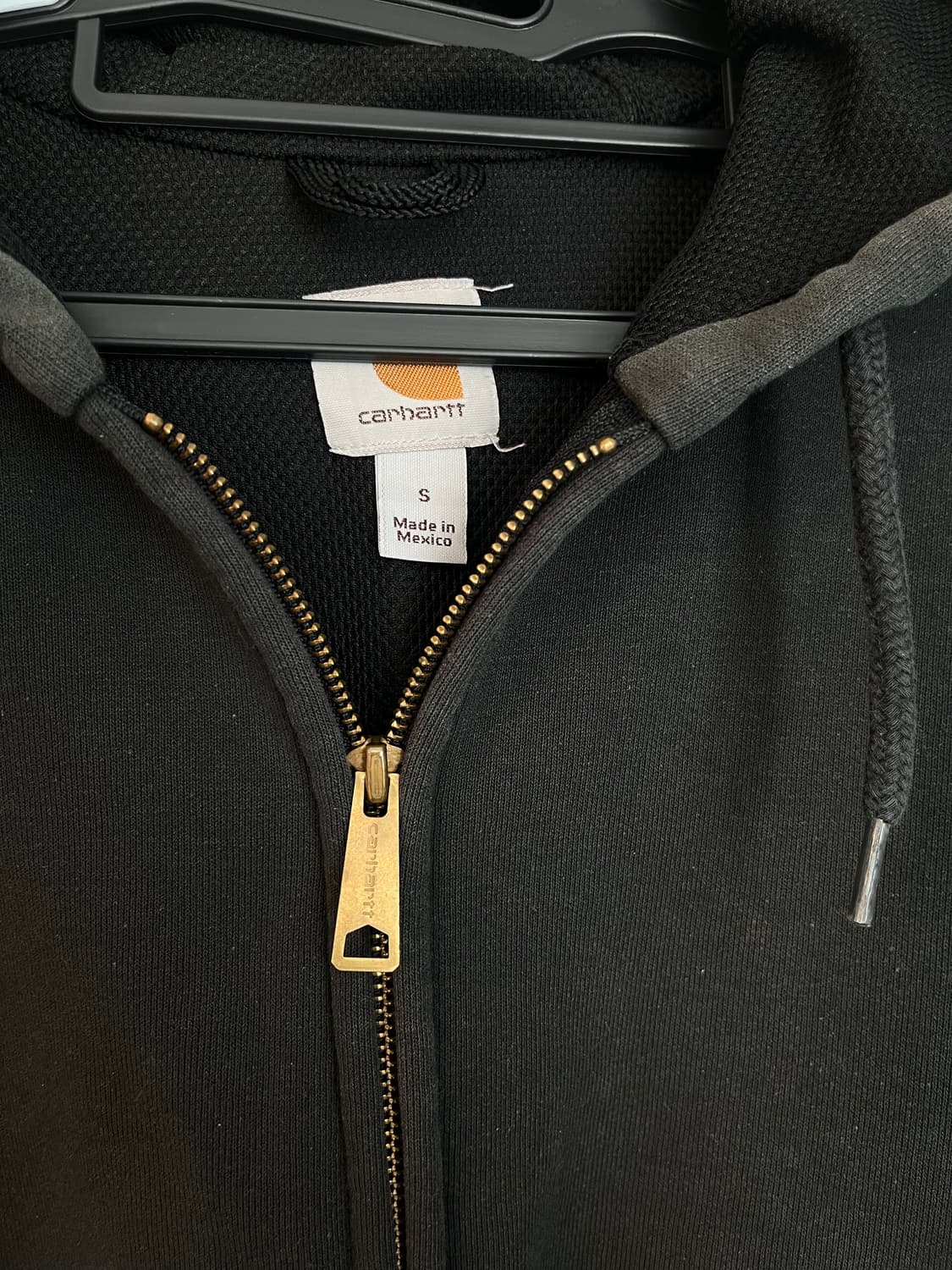 칼하트 미드웨이트 후드집업 블랙 (S)  상품이미지4