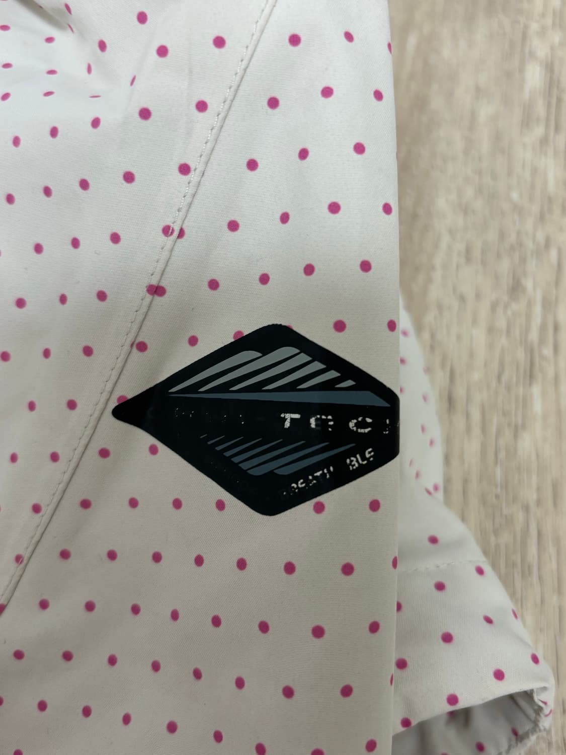 컬럼비아 핑크 도트 바람막이 상품이미지2